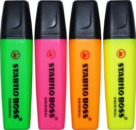 STABILO BOSS Original Highlighter Pens.