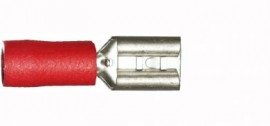 Red Female Spade 4.8mm terminals