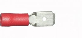 Red Tab (male) 6.3mm terminals